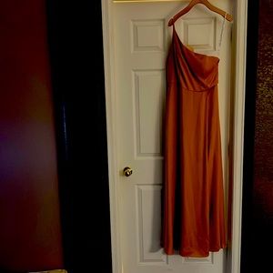 Bridesmaids dress with split and pockets/ size 12